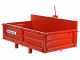 Francini P 150 - Tractor-Mounted Transport Box - Tipping Transporter - 3 Openable Side Panels