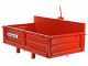 Francini P 130 - Tractor-Mounted Transport Box - Tipping Transporter - 3 Openable Side Panels