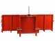 Francini P 130 - Tractor-Mounted Transport Box - Tipping Transporter - 3 Openable Side Panels