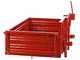 Francini P 170 - Tractor-mounted Transport Box - Tipping Transporter - 3 Openable Side Panels