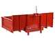 Francini P 170 - Tractor-mounted Transport Box - Tipping Transporter - 3 Openable Side Panels
