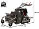 Weibang WBGT6813-TE - Professional Remote-controlled Hammer Rough Cut Mower - Tracked - Hybrid