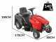 GeoTech-Pro RTM 75-685 S - Riding-on Mower - Mechanical Gearbox - Side Discharge
