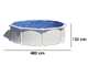 Gre Atlantis Round &Oslash;460 x 132cm - Above-ground Steel Pool