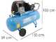 ABAC PRO A39B 200 CT4 - Single-phase electric belt driven air compressor - Motor 4 HP - 200 l