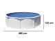 Gre Fidji Round &Oslash;460 x 120 cm - Above-ground Steel Pool