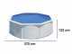 Gre Fidji Round &Oslash;350 x 120 cm - Above-ground Steel Pool