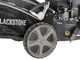 Blackstone SP-3X 510 - Trailed Petrol Lawn Mower - Pivoting Single-wheel