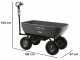BlackStone WB4-D - Electric Wheelbarrow - 24V/12Ah Battery