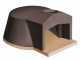 Linea VZ Napoli - Built-in Wood-fired Oven with &Oslash; 85 cm Chamber - Cooking Capacity 3 Pizzas
