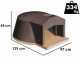Linea VZ Napoli - Built-in Wood-fired Oven with &Oslash; 85 cm Chamber - Cooking Capacity 3 Pizzas