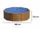 Gre Pacific Round &Oslash;460 x 120 cm - Above-ground Steel Pool