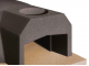 Linea VZ Amalfi - Built-in Wood-fired Oven with 107 cm Chamber - Cooking Capacity 5 Pizzas