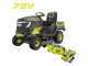 RYOBI RY72TMX107-210 - Battery-powered Riding-on Mower - 72V / 2x10Ah