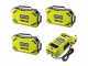 RYOBI RY72TMX117-310 - Battery-powered Riding-on Mower - 72V / 3x10Ah