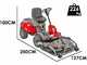 Castelgarden XK4 160 HD - Riding-on Mower with Front Cutting Deck - Hydrostatic Transmission - Front Mower - 4WD
