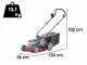 AL-KO 3.82 Li Easy - Battery-powered Lawn Mower - 38 cm Cut - 2x 18V/4,0Ah