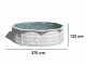 Gre Finlandia Round &Oslash;350 x 120 cm - Above-ground Steel Pool