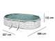 Gre Finlandia Oval 500x300x120cm - Above-fround Steel Pool