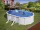 Gre Atlantis Oval 610x375x132cm - Above-ground Steel Pool