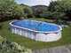 Gre Haiti Oval 800x470x132cm - Above-ground Pool - In-ground Crossbeams