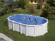 Gre Haiti Oval 610x375x132cm - Above-ground Pool - In-ground Crossbeams