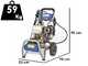 Annovi &amp; Reverberi AR 1480 - petrol pressure washer - 280 bar - 960 l/h - Honda GX 390 petrol engine