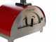 AgriEuro Quattro Stagioni Rosso - Outdoor Wood-fired Pizza Oven 60x40 - for 1 Pizza