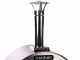 AgriEuro Quattro Stagioni Rosso - Outdoor Wood-fired Pizza Oven 60x40 - for 1 Pizza