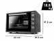 Girmi FE58 - Electric Fan Oven with Turning Spit 58LT 1800W