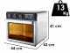 DCG FR2202 - Electric Oven - Air Fryer LT 34