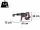 AL-KO PW 1850 - Battery-operated pressure washer gun - 18V/2,5Ah