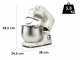 Girmi Gastronomo Plus IM5001 - Planetary dough mixer - 8 litre bowl