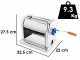Imperia Restaurant Manuale Ruvida - Manual Stainless Steel Pasta Maker