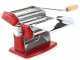 Imperia iPasta T.2/6.5 mm Roso - Manual Stainless Steel Pasta Maker