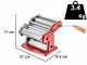Imperia iPasta T.2/6.5 mm Roso - Manual Stainless Steel Pasta Maker