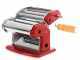 Imperia iPasta T.2/6.5 mm Roso - Manual Stainless Steel Pasta Maker