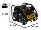 Nuair Siltek TB 6 - Silenced Portable Electric Air Compressor - 1.5 HP - 6 lt oilless