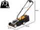 Batavia 7064713 - Battery-powered Lawn Mower - 18 V 4 Ah - 32 cm Cut