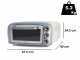 Ariete Vintage Celeste - Static electric oven - 18L 1380W