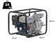 BullMach NERINA 80 - Petrol Water Pump - For Dirty Waters - with 80 Couplings