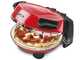 G3 Ferrari Pizzeria Snack Napoletana EVO Red - Electric Pizza Oven - Refractory Stone