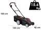 AL-KO 38.1 Li Easy - Battery-powered Lawn Mower - 37 cm Cut - 2 x 18V/4,0 Ah