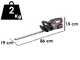 AL-KO Comfort HT 1845 - Battery-powered Hedge Trimmer - 18V/2,5Ah - 45 cm Blade