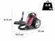 Ariete 2753 J-Force - Multi-cyclonic bagless canister hoover - 700W