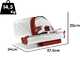 Berkel Home Line Plus 250 Matt Red - Slicer with 250 mm blade