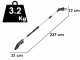 AL-KO Comfort CSA 1820 - Battery-powered Telescopic Pruner - 18V/2,5Ah