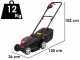 AL-KO 32.1 Li Easy - Battery-powered Lawn Mower - 32 cm Cut - 2x 18V/2,5Ah