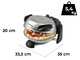 G3 Ferrari Delizia Silver - Electric Pizza Oven