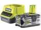 Ryobi RY18LMX40C-150 - Battery-powered Lawn Mower - 40 cm Cut - 18V/5Ah